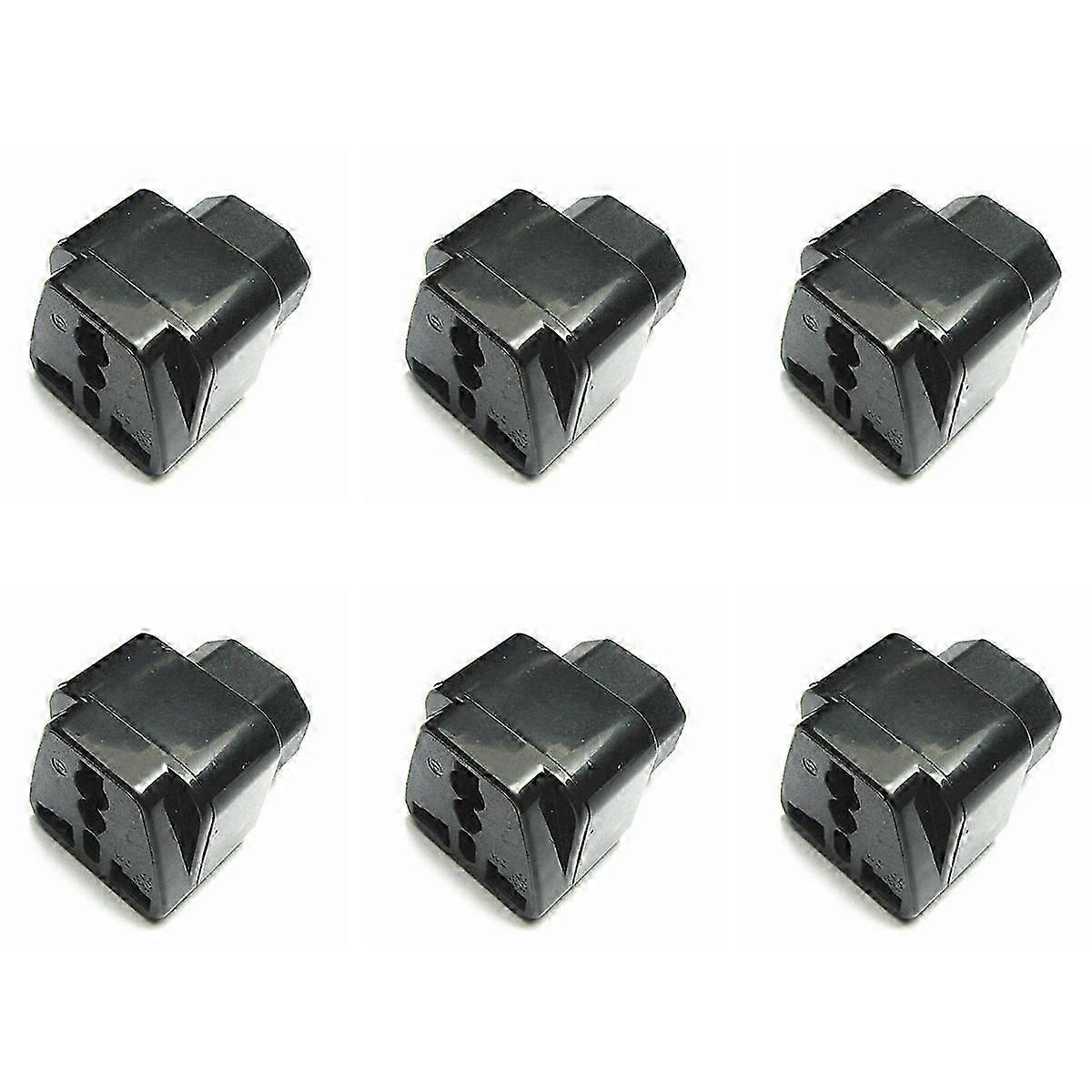 6X PDU Special Conversion Plug UPS C13 to Universal Socket Server IEC320-C14 Plug -320