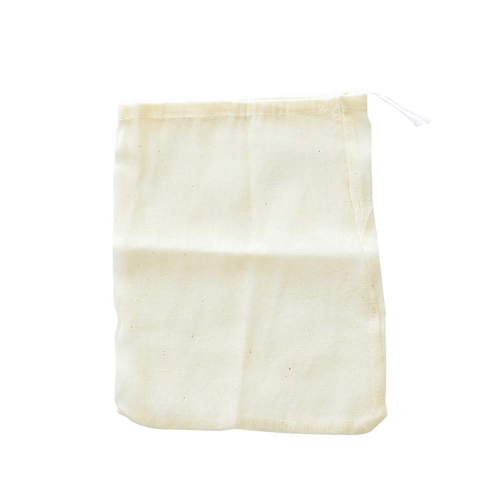 Tea Filter Bag Drawstring Multifunctional Adjustable Cotton Chinese Medicine Bag