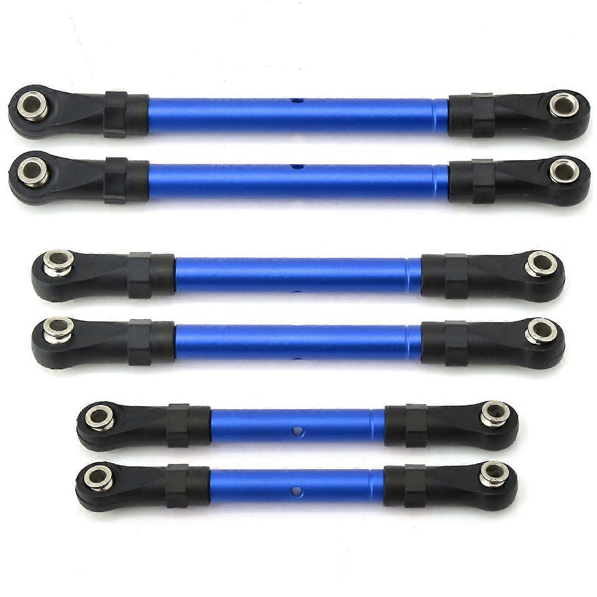 Pull Rod Link Tie Rod Steering Rod for Hoss 4WD RC Car Blue