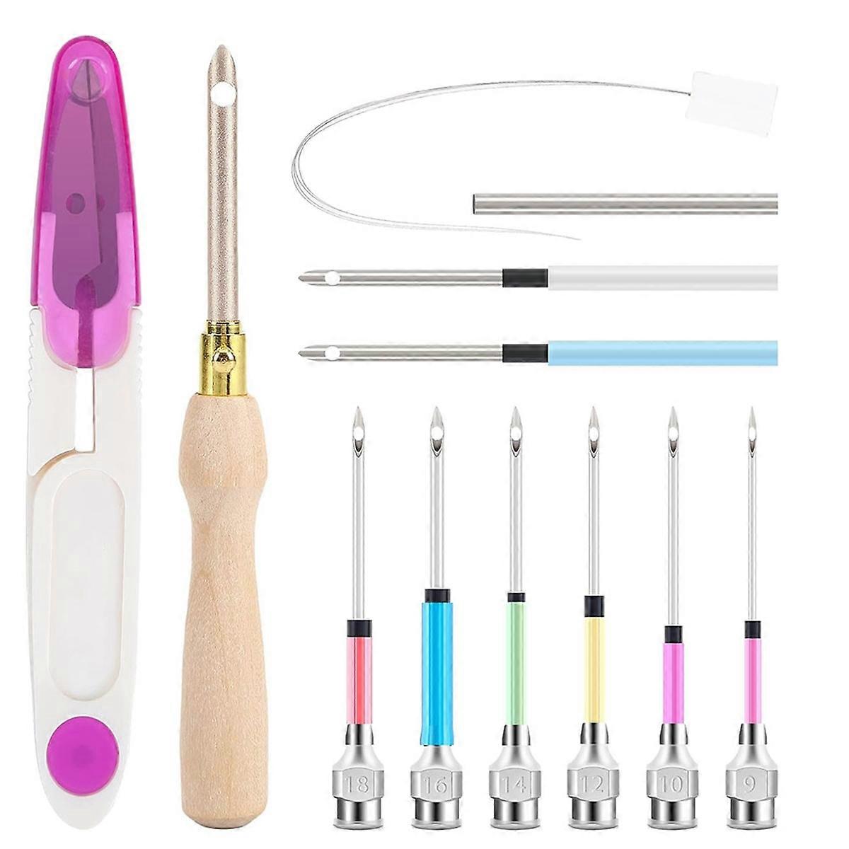 13Pcs Punch Needle Kit,Punch Needle Tool Punch Needle Embroidery Kits