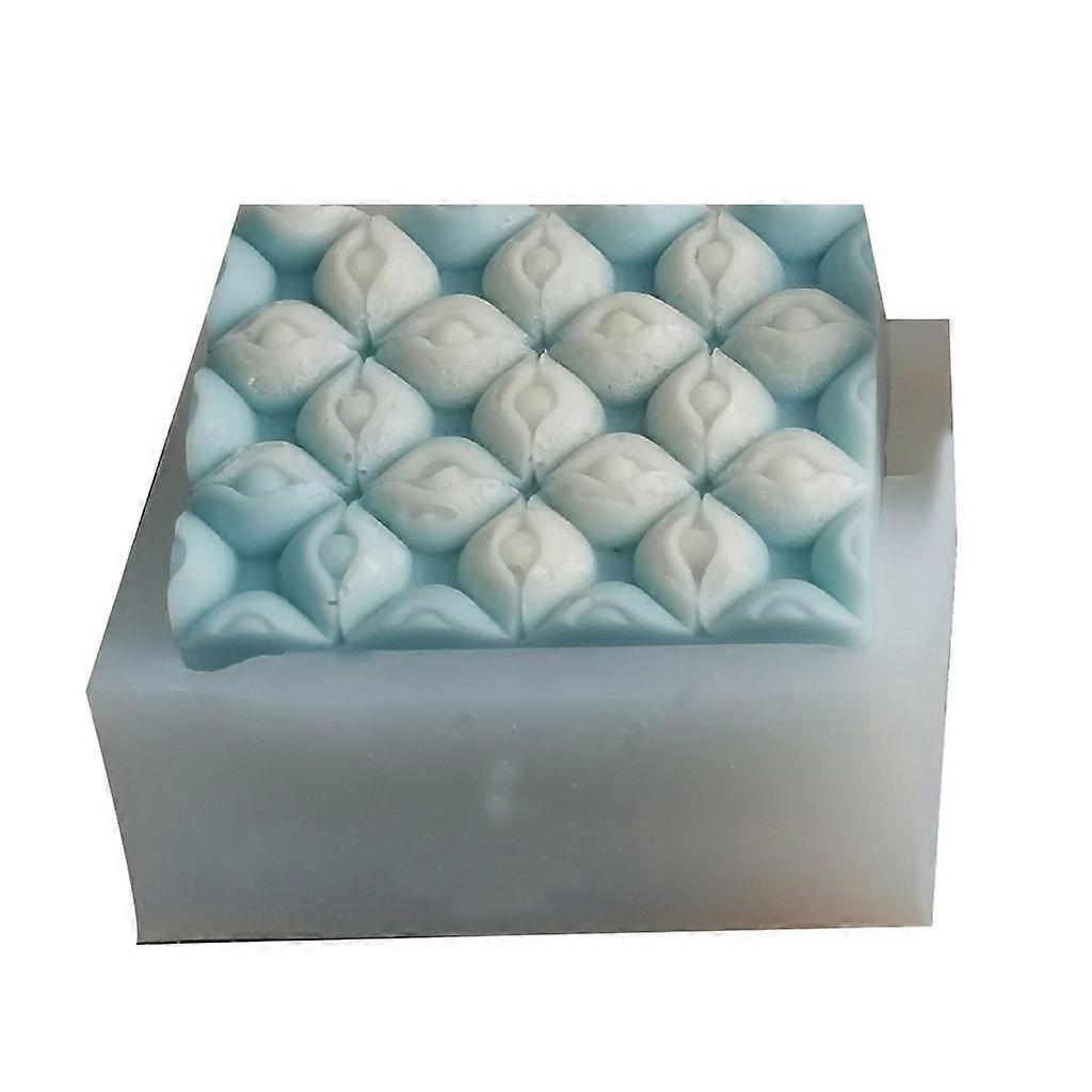 Flower Pattern Decor Candle Silicone Mold Epoxy Resin DIY Decor Making Soap