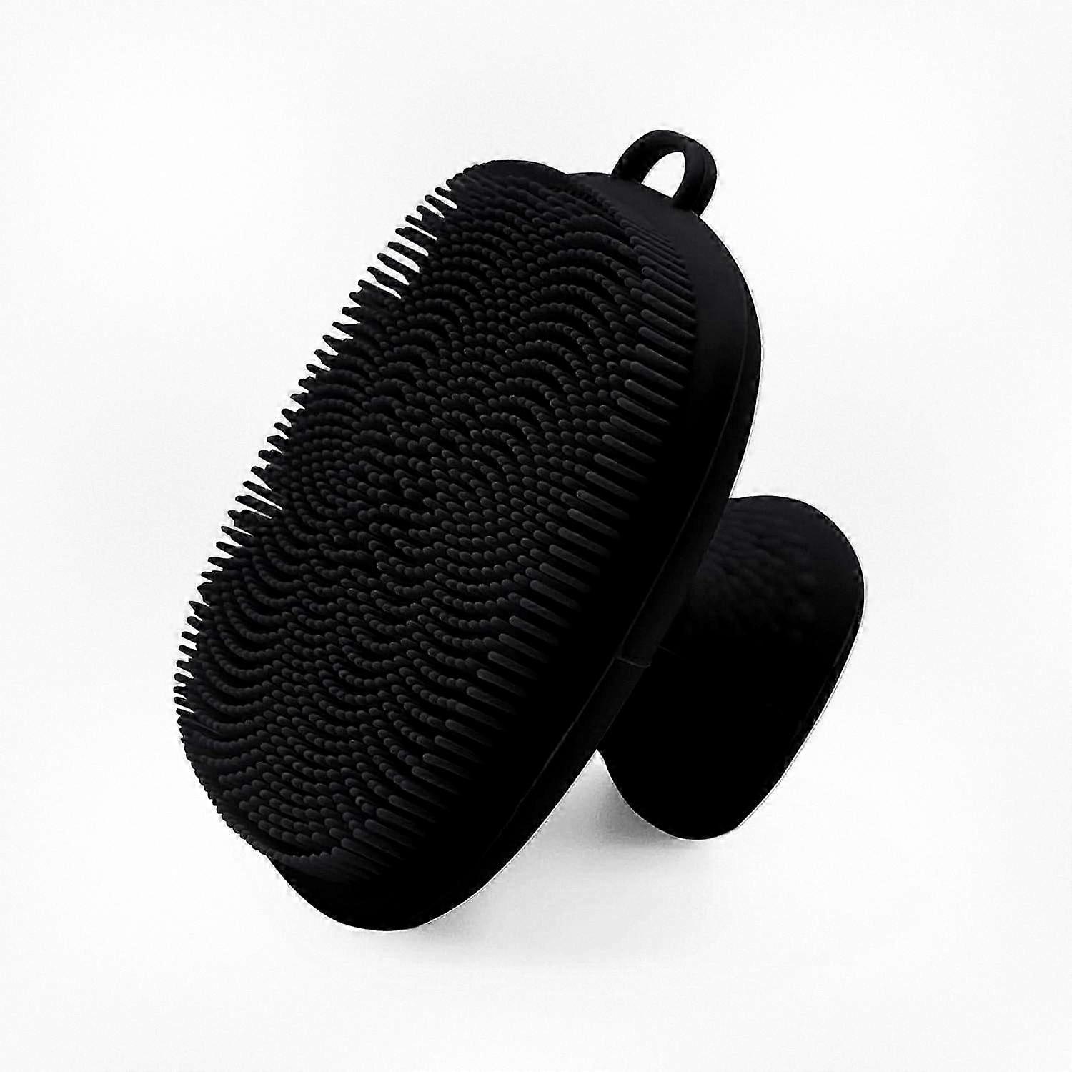 Non-Slip Handheld Soft Silicone Facial Cleansing Brush, Gentle Exfoliating Massage Tool