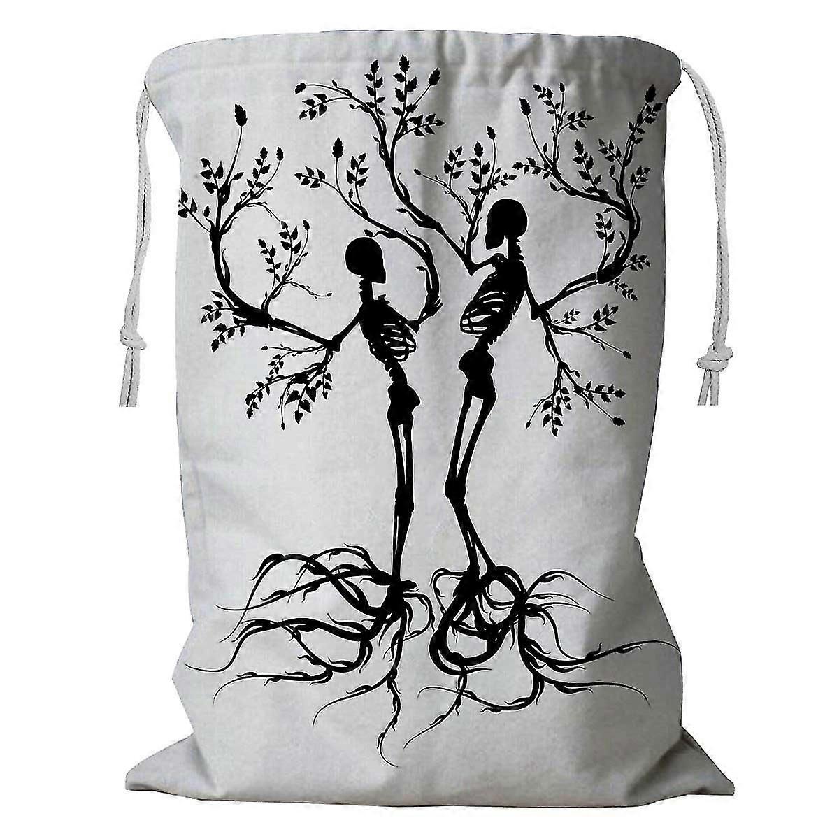 Conceptual Of The Tree Of Life Growing Apart Storage Basket Laundry Bag With Drawstring 45x60 Cm