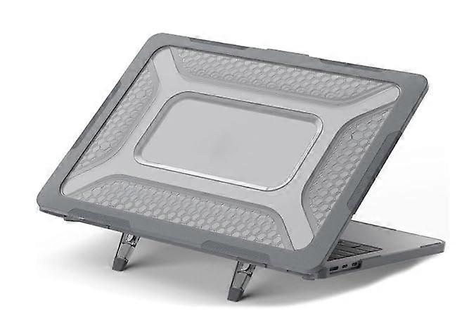 Clear Case Cover for MacBook Pro 16 Released 2019 A2141 Anti-Shock Protective Shell (Grey)