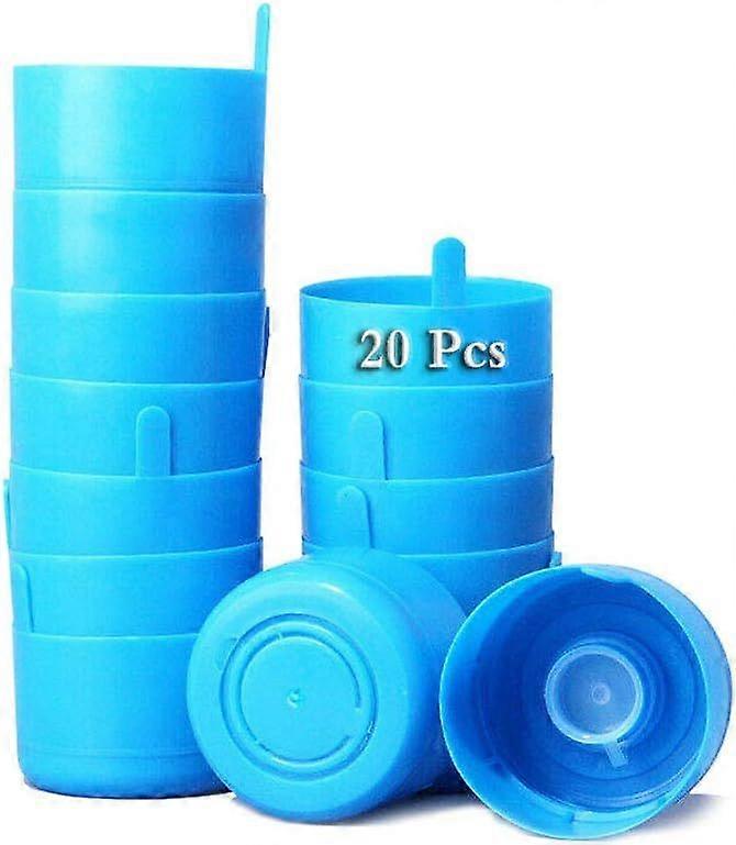 Set of 20 anti-spill caps for 10 and 15 liter water jugs