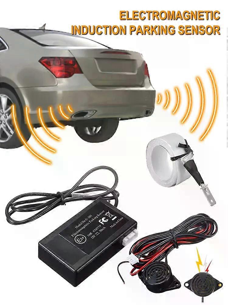 Hot Car Electromagnetic Parking Sensor No Holes\Easy install Parking Radar Bumper Guard Backup Reversing Parking System