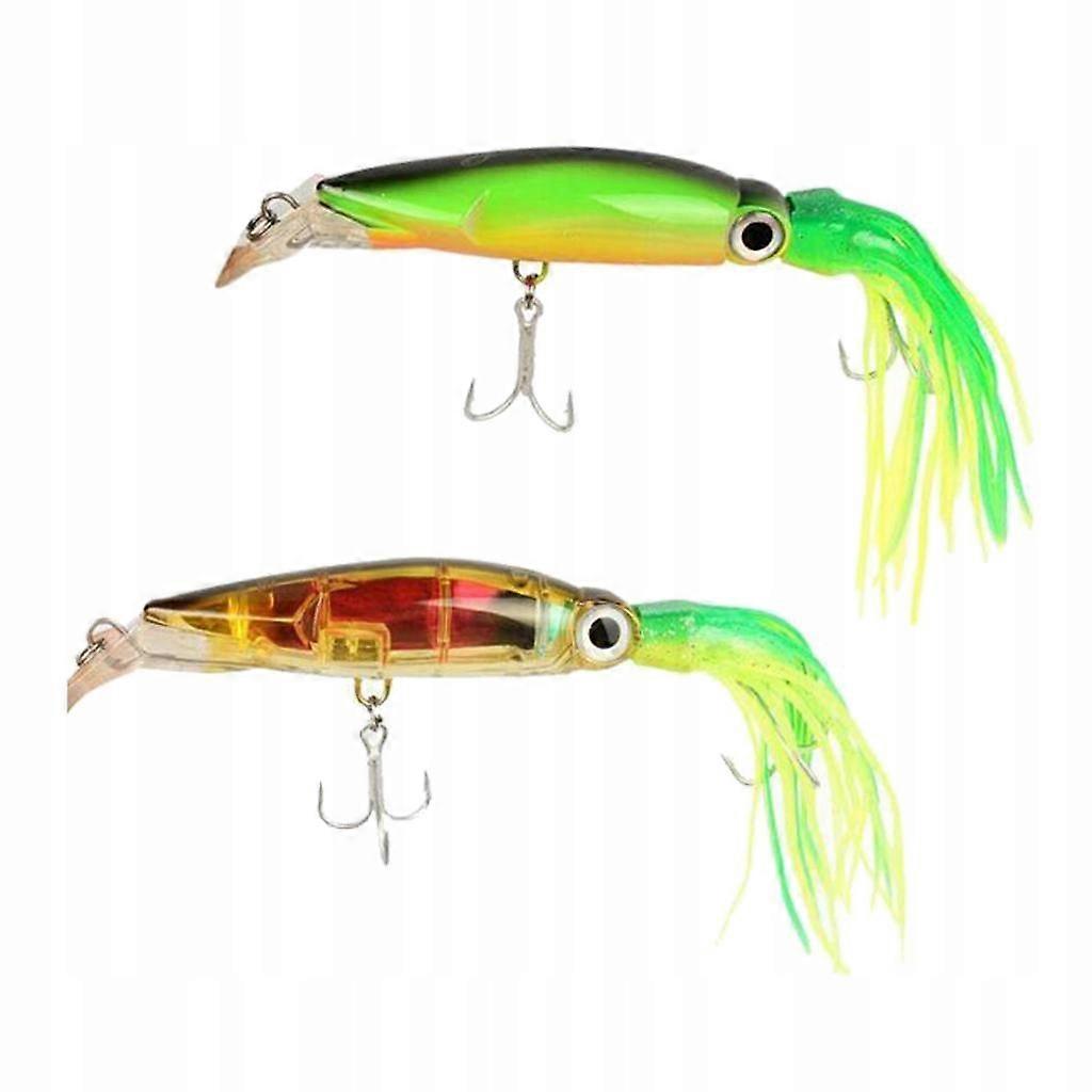 2pcs Squid Fishing Tackle Baits Hook Tuna Marlin