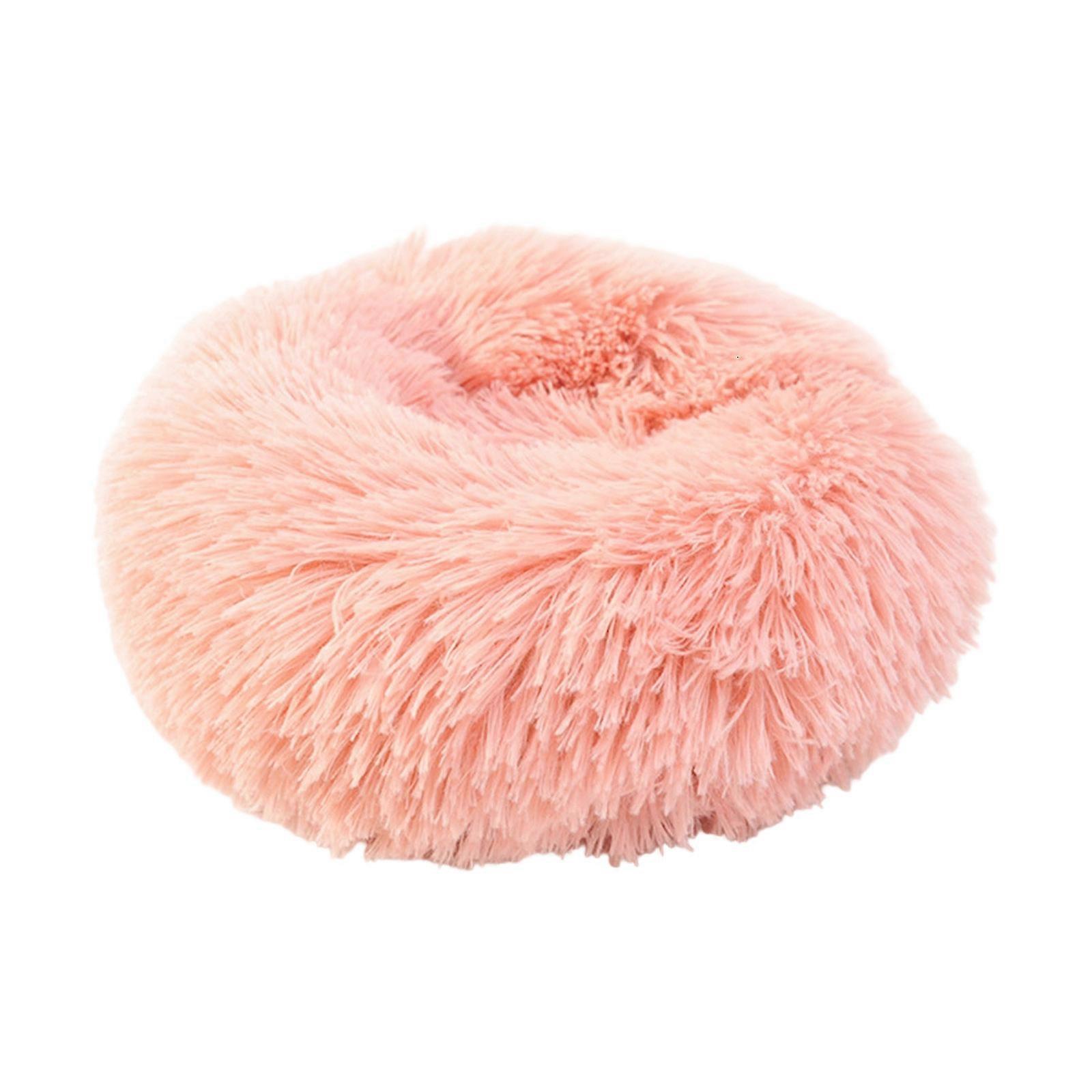 Small Pet Plush Bed with Antislip Bottom for Hamsters Guinea Pigs and Squirrels Thickened and Warm Soft Cushion Mat Pink