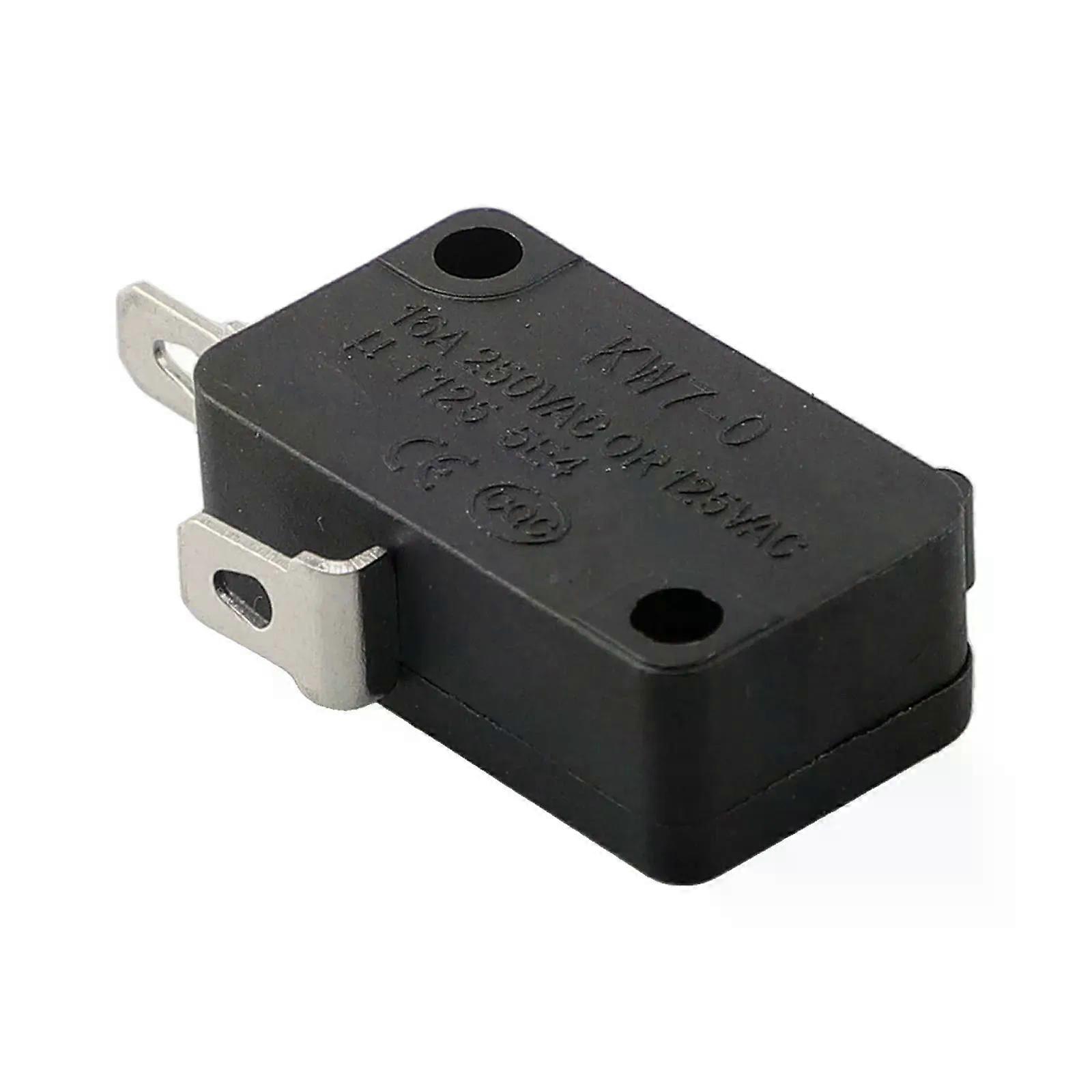 KW7-0 Mikrokontakt Til Air Fryer Mikrobølgeovn Switch 2Pins 16A 125V Køkkenmaskiner Tænd / Sluk Mikrokontakt