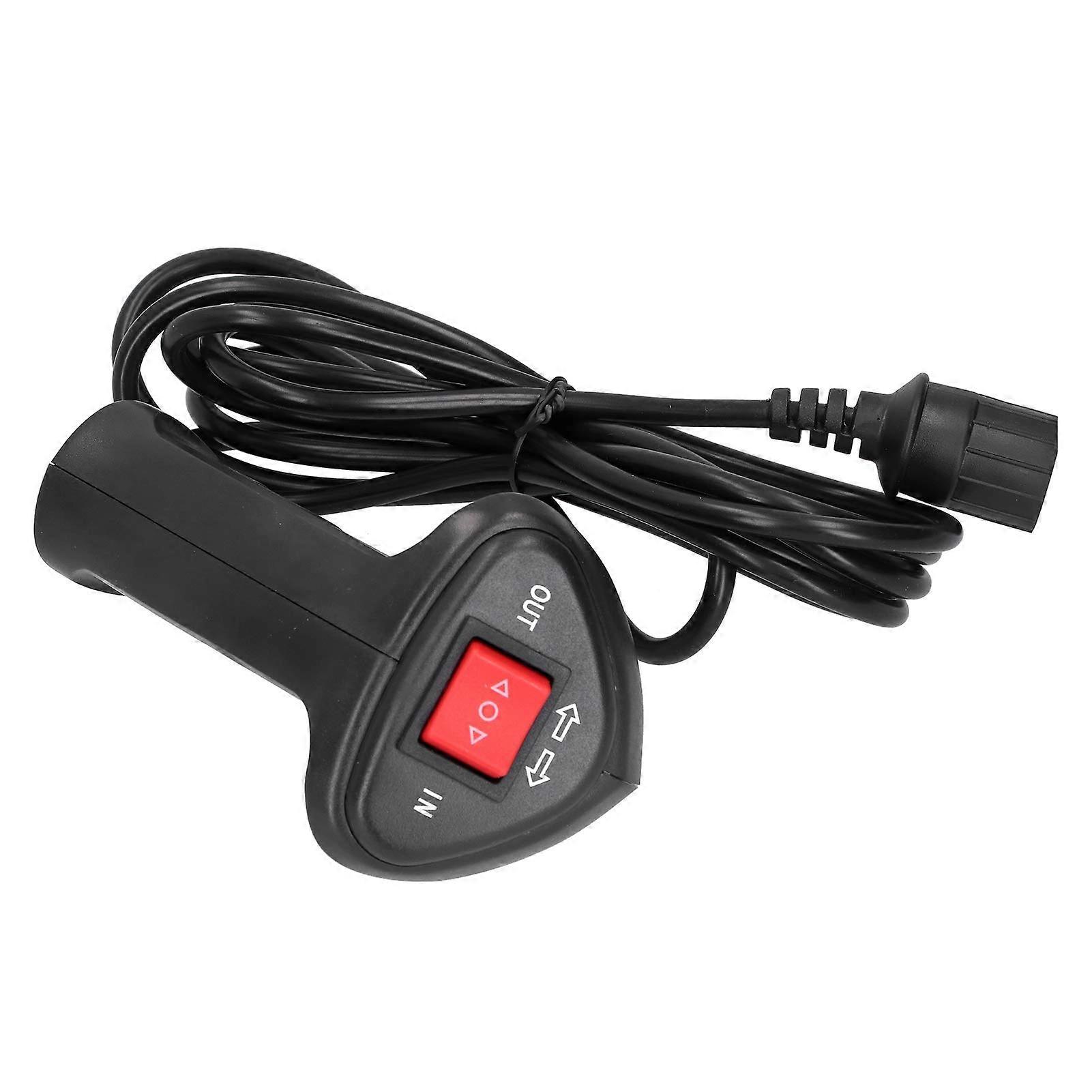 Replacement Ergonomic Winch Hand Controller for Off-Road Vehicles, Heavy-Duty, Compatible with 12V Systems, Durable Design