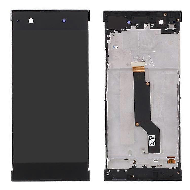 LCD Screen and Digitizer Assembly with Frame Compatible For Sony Xperia XA1