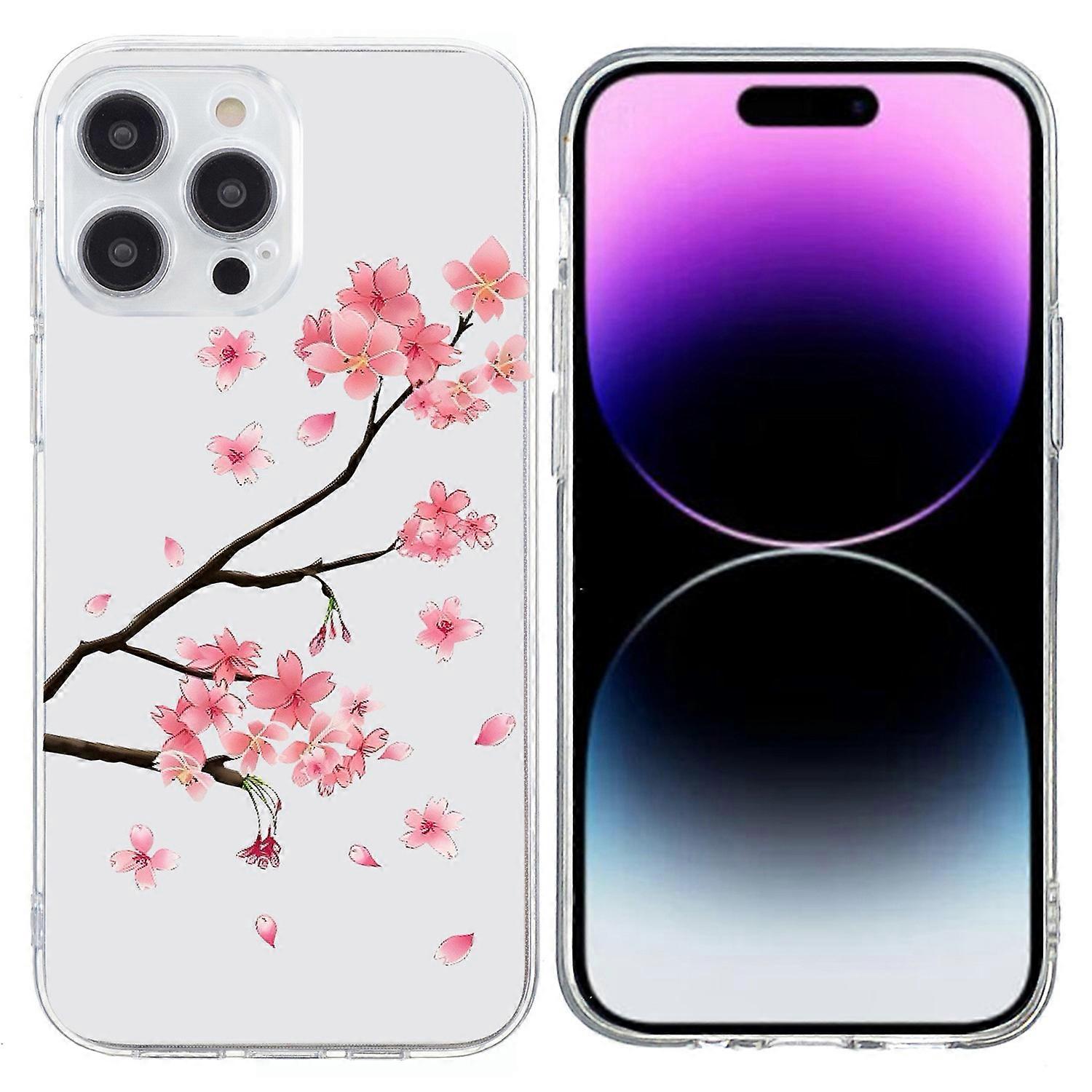 For iPhone 16 Pro Max Case Pattern Printing Shockproof Soft TPU Phone Cover