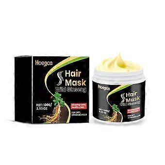 Hoegoa haarcrème, sterk haar, anti-haaruitval, dik haar, voedende, gladde en herstellende hoofdhuidmassageverzorging
