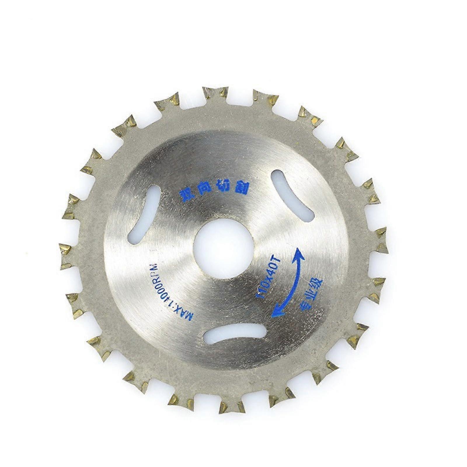 Circular Saw Blade - Multi Material Mitre Saw Blade for Wood and Metal Cutting, TCT Tungsten Carbide, 10-Inch Size