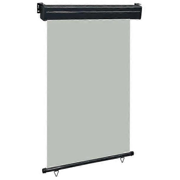 Balkongmarkise 120x250 cm grå side