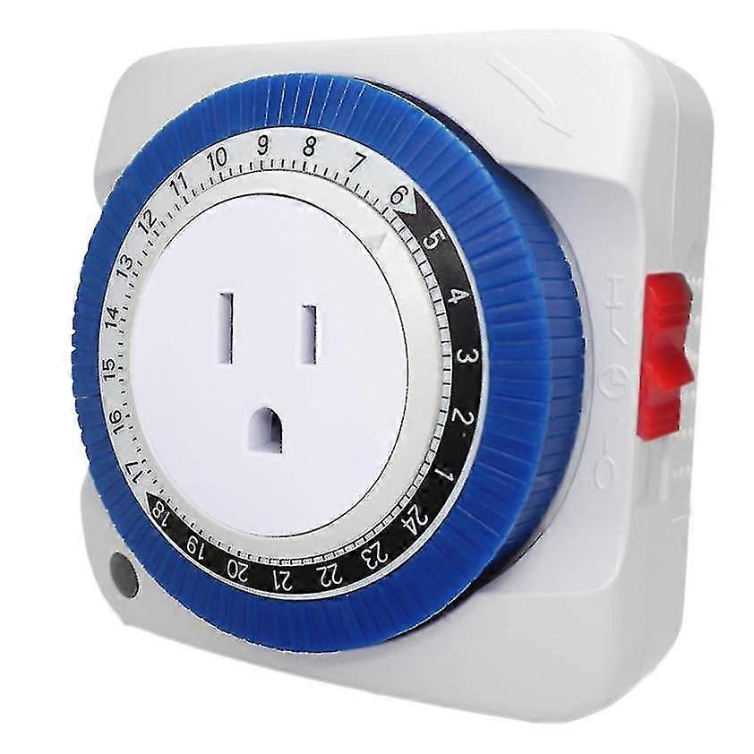 Outlet Timer Switch 24 Hour Plug-in Electric Mechanical Outlet Timer Switch Outlet Mechanical Timin