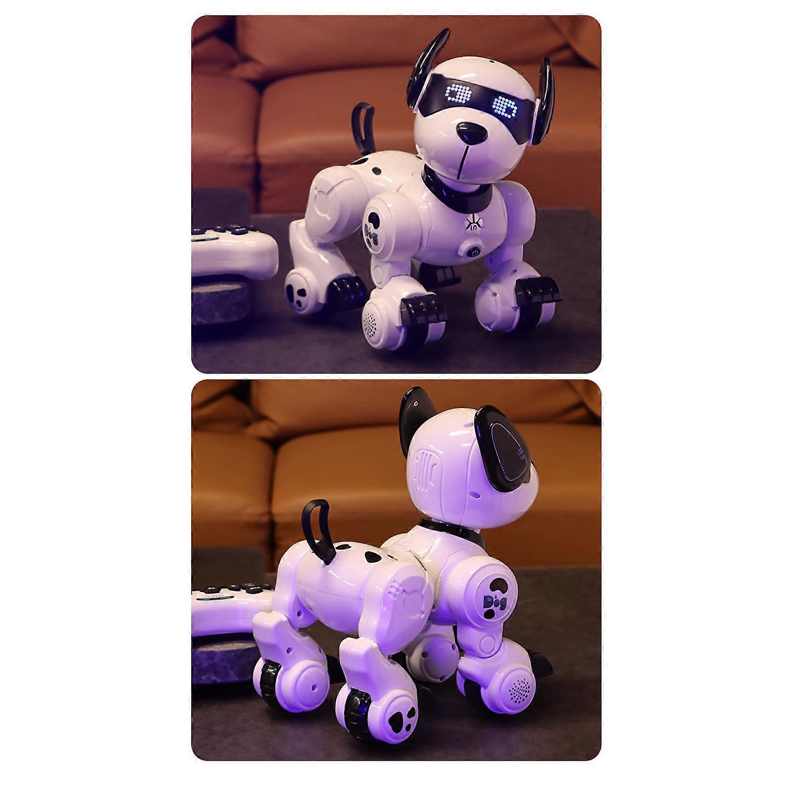 Smart Robotic Programmable Remote Control Intelligent Patrol Dog Toy with the Function Songs Touch Demonstration Programming Rotating Head