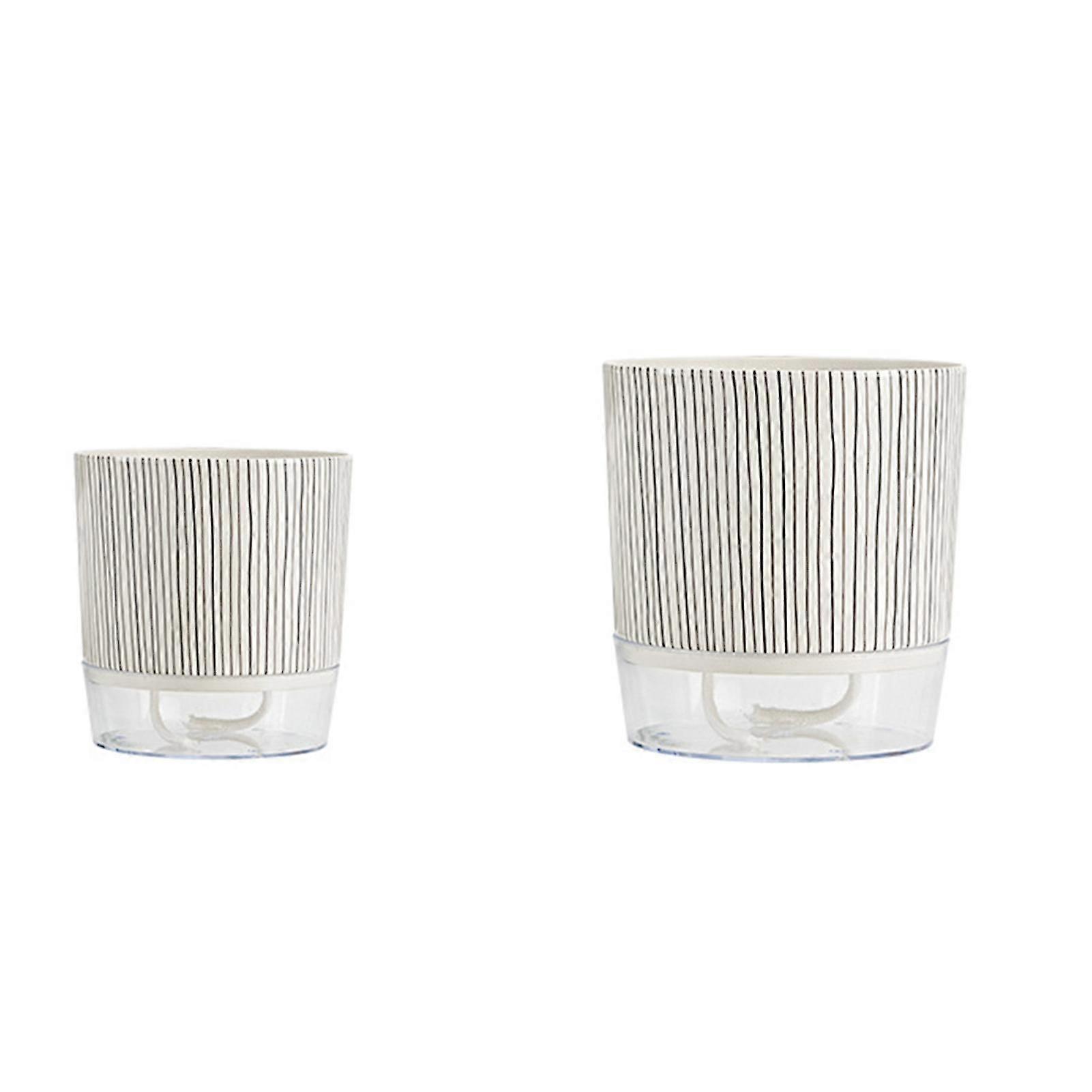 Good Draining Resuable Flower Pot Simple Pattern Self-Absorbent Water Flowerpot for All Type Plant