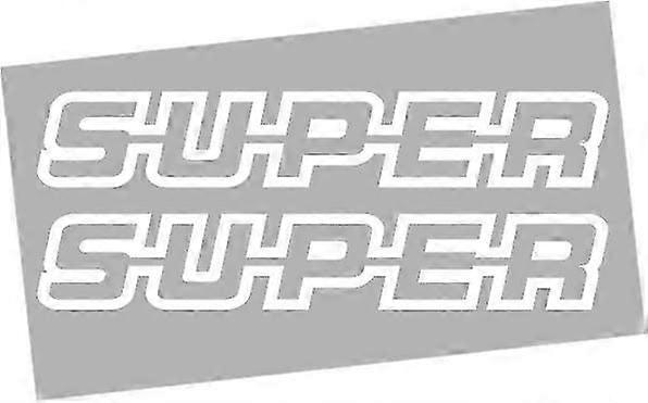 Scania Super Side Window Stickers 36x6 Cm