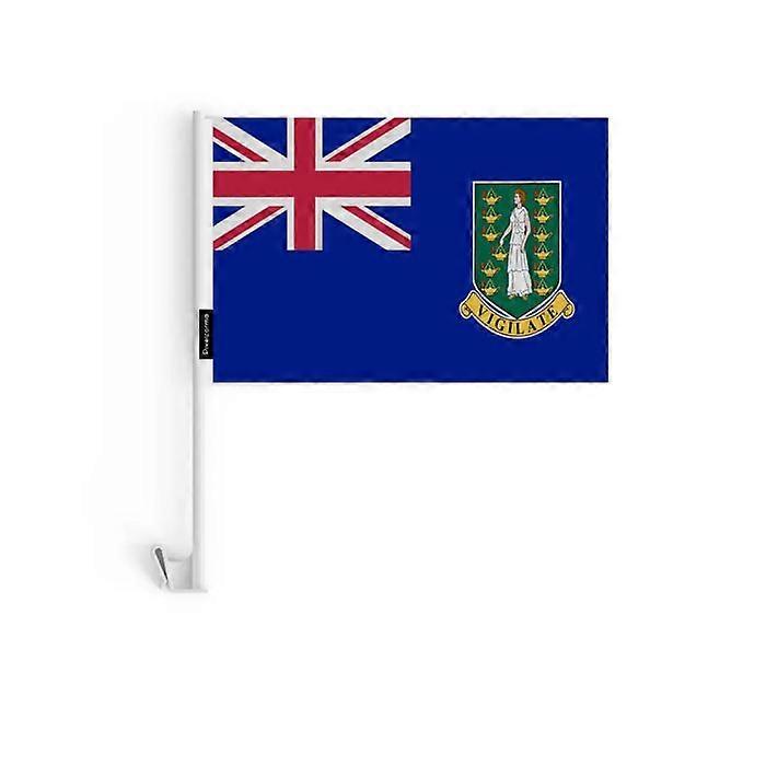 Flag - Multicolored - British Virgin Islands - 10 pieces - 14 x 21 cm - Polyester