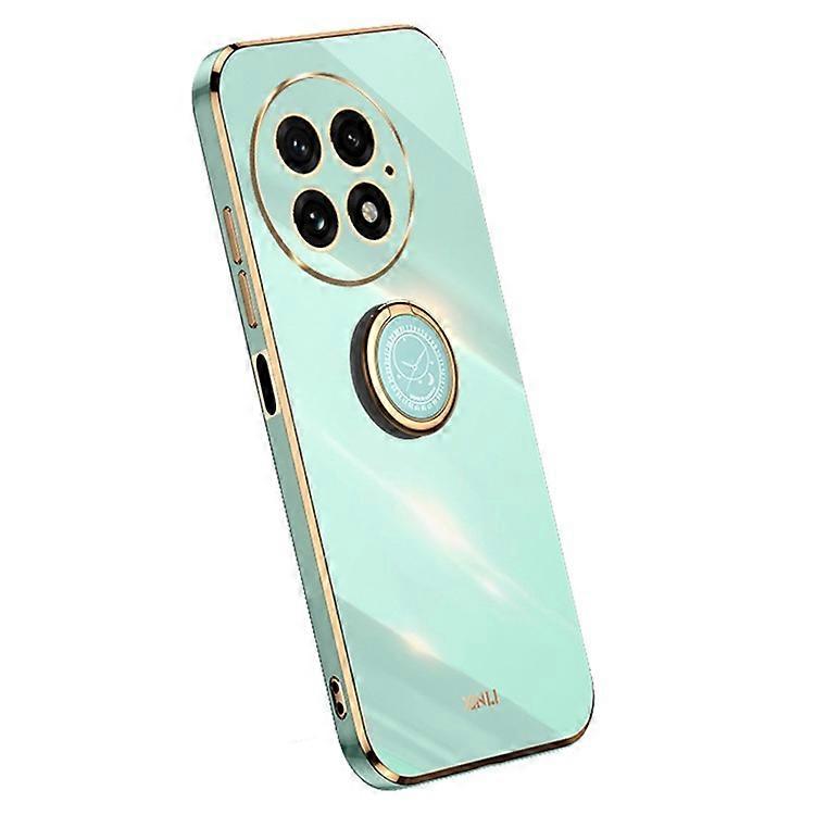 XINLI Compatible For OnePlus 13 Case Ring Kickstand Electroplating TPU Phone Cover