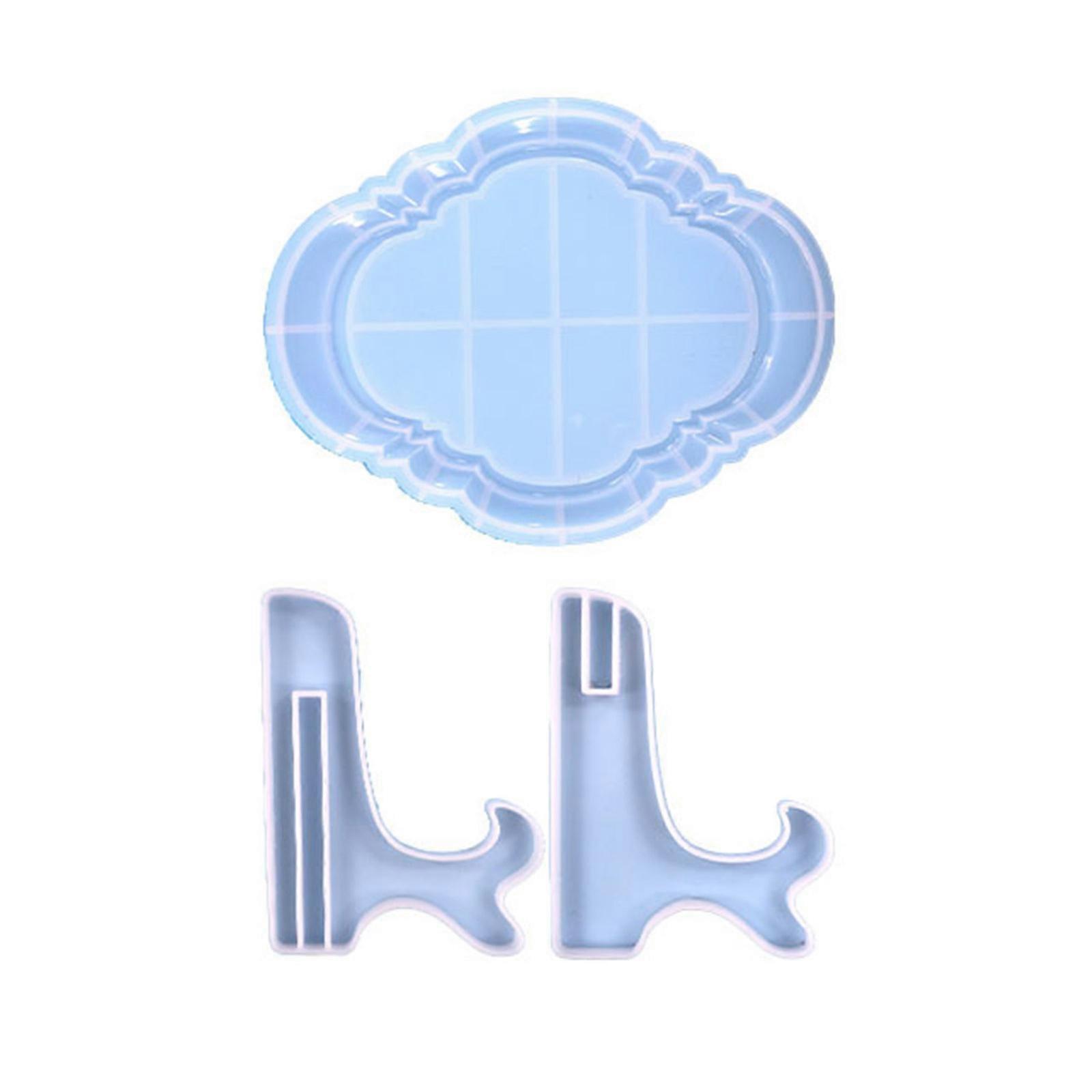 Oval Photo Frame Silicone Mold Epoxy Resin Mold Table Ornament Making Tool for Making Craft Decorations Easy to Clean