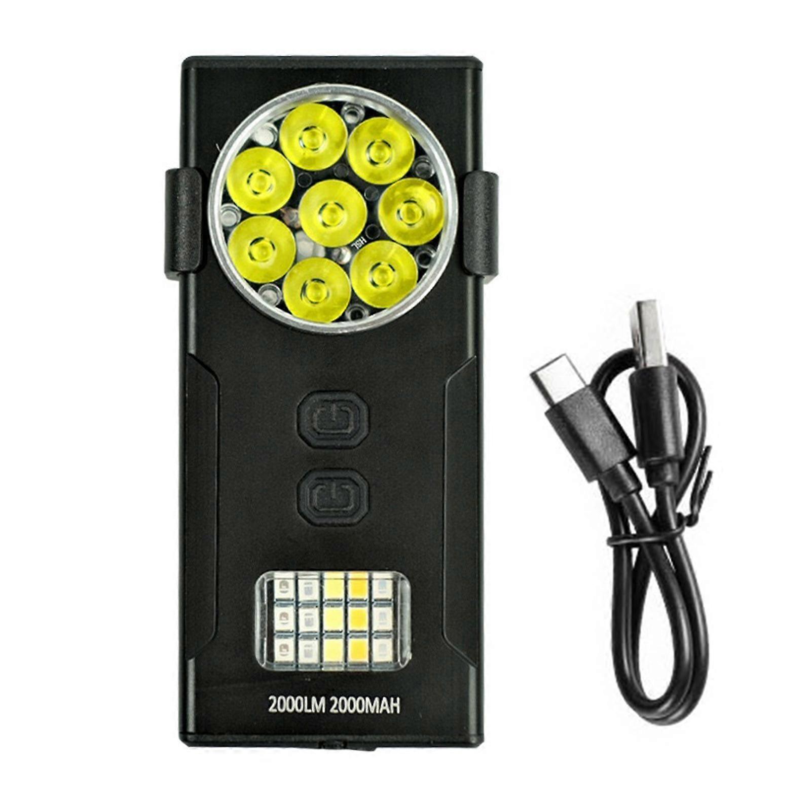 Practical Clip Flashlights Small Flashlight Portable Flashlight Aluminum Alloy Texture for Hiking and Emergencies
