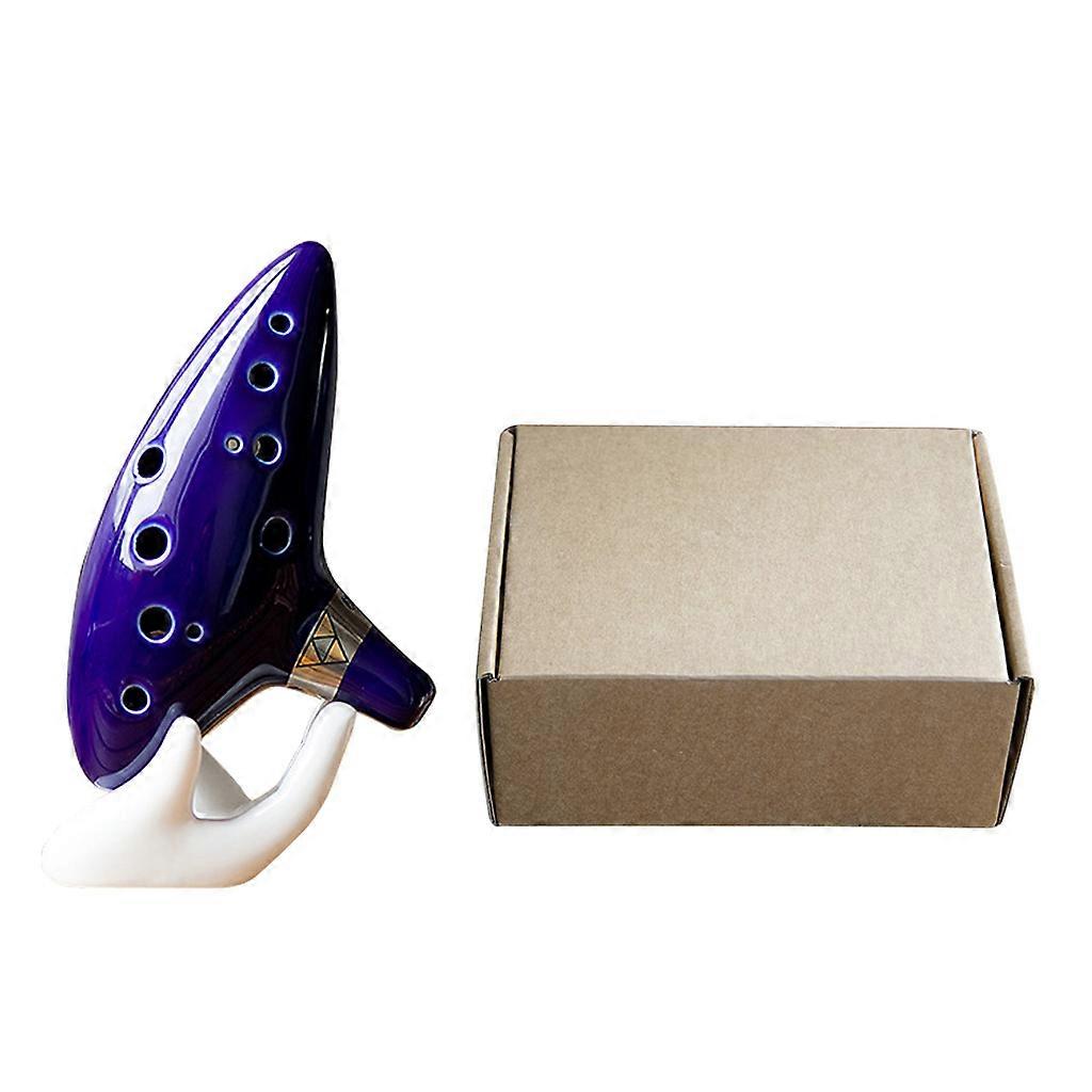 1 zestaw 12 otworów Ocarina Ceramiczny alt CAlto C Legend of dla Zelda Ocarina Flet Akcesoria do instrumentów muzycznych