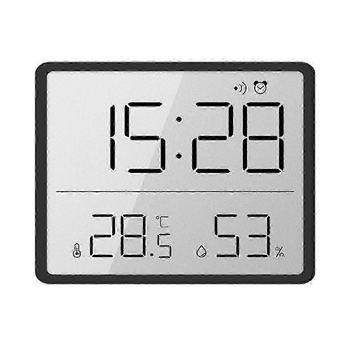 Multifunction Thermometer Hygrometer Automatic Electronic Temperature Humidity Monitor Clock Househ