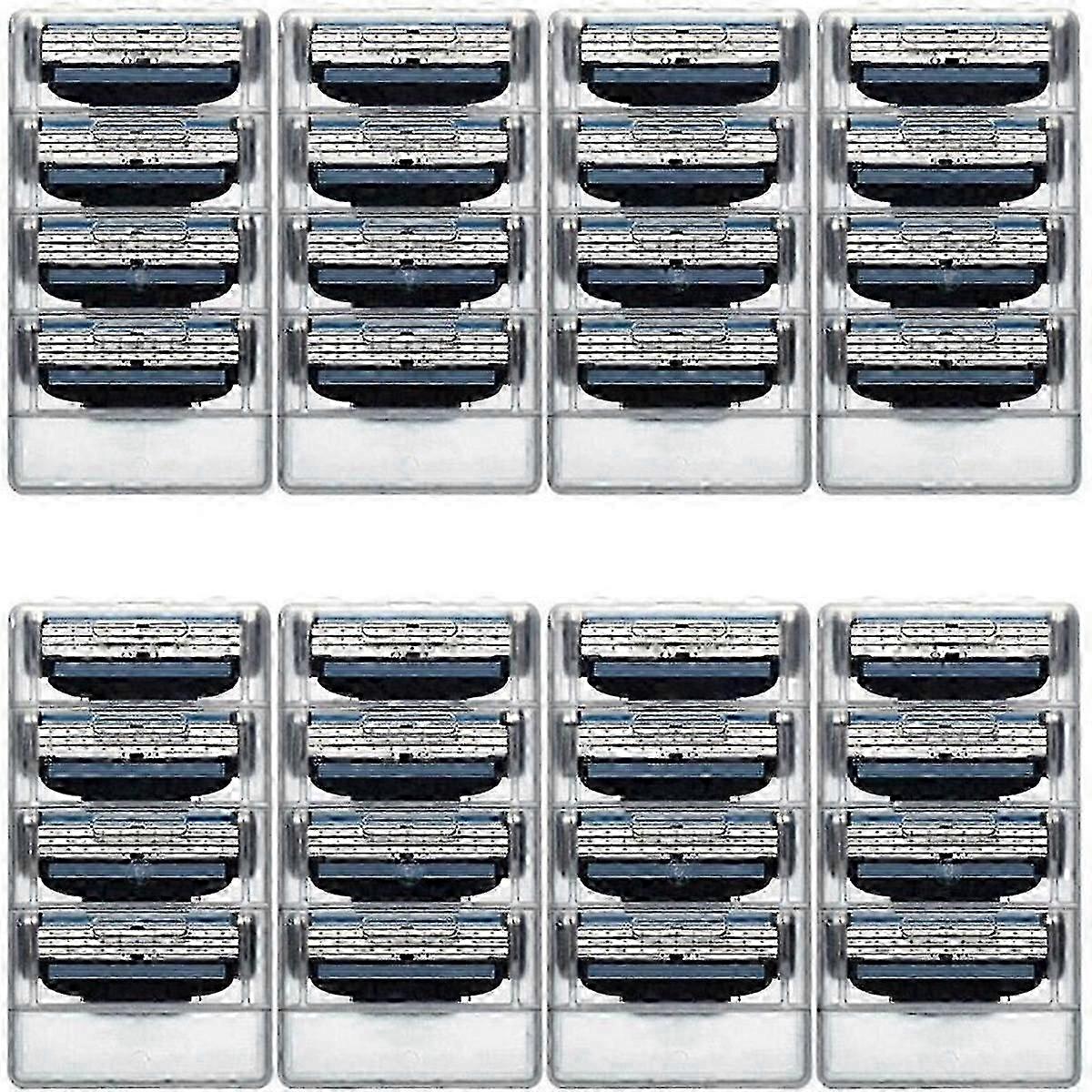Manual Mach 3 Razor Blade Refills - 32 Pack