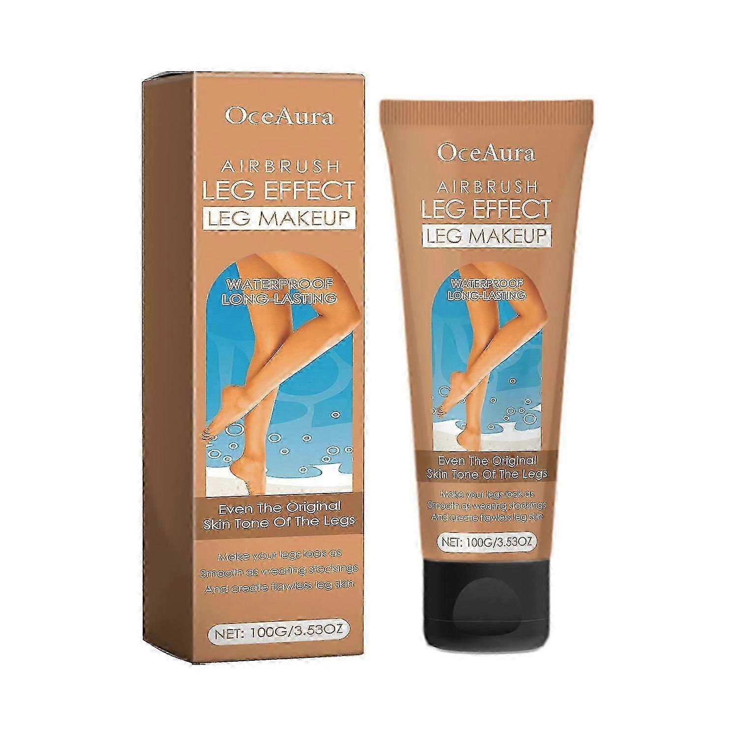 Waterproof Leg Makeup Cream - No Transfer Body Up Foundation, Cover Up Makeup for Varicose Veins & Tattoos