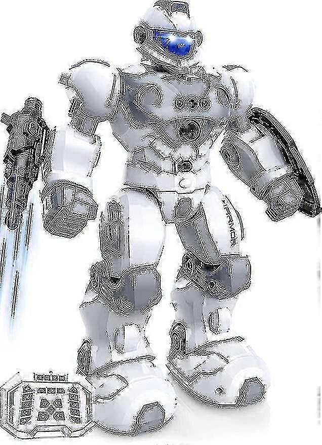 Rc Robot Toys For Kids, Large Programmable Remote Control Smart Walking Dancing Robot Toy Programmab