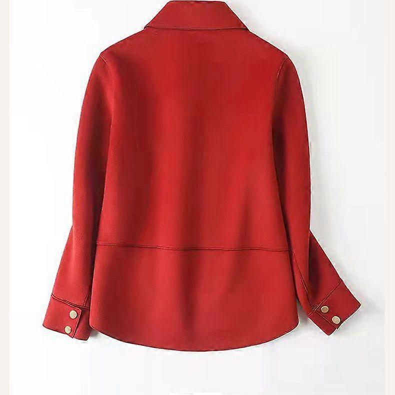 Fashionable Loose Fit Short Coat for Plus Size Women in Autumn and Spring