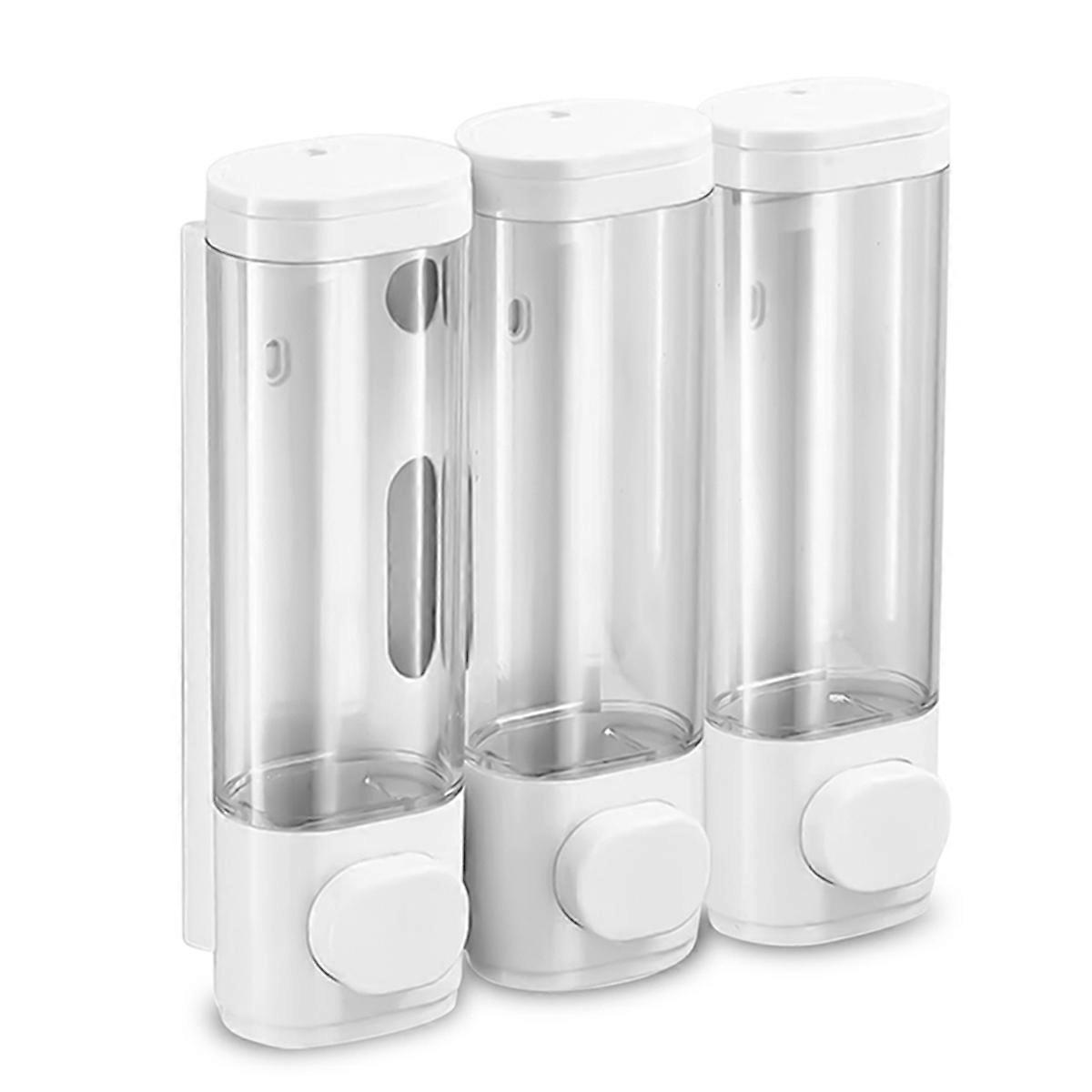 Shower Soap Dispenser Wall Mounted , Shampoo and Conditioner Dispenser,Shower Shampoo Dispenser 3 C