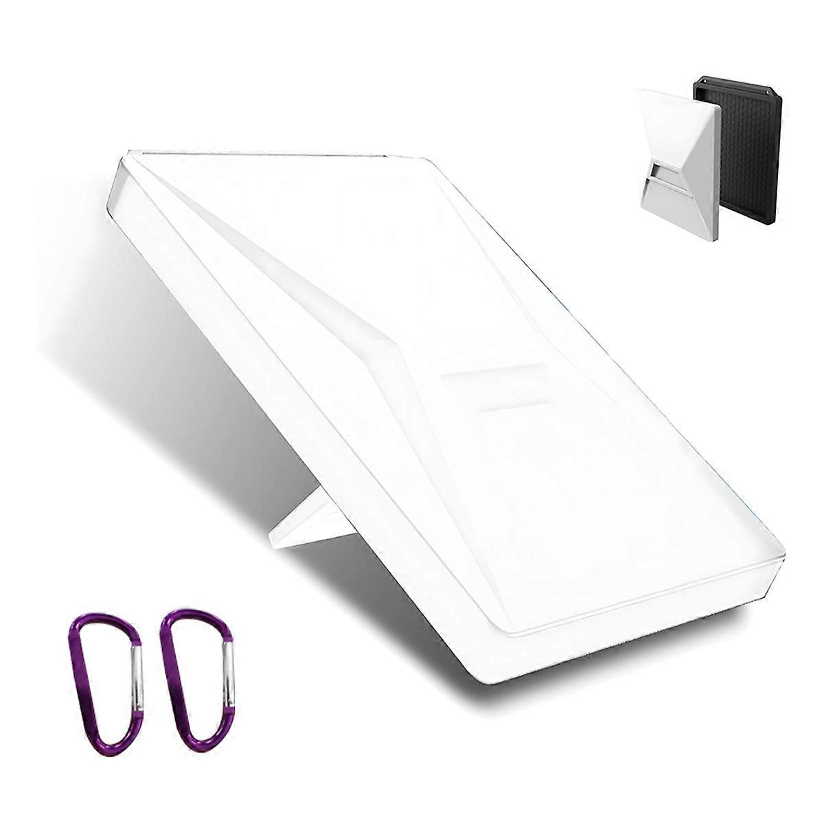 For Mini Protective Cover,Zero Signal Blocking Mini Cover for Outdoor,with 2 Hanging Hooks White