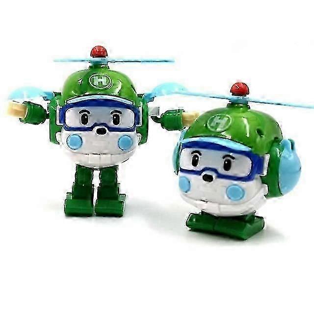 Robocar Korea Transformerande Robotbil - 6 Stilar Brandbil Manuell Leksak Present för Pojkar Barn