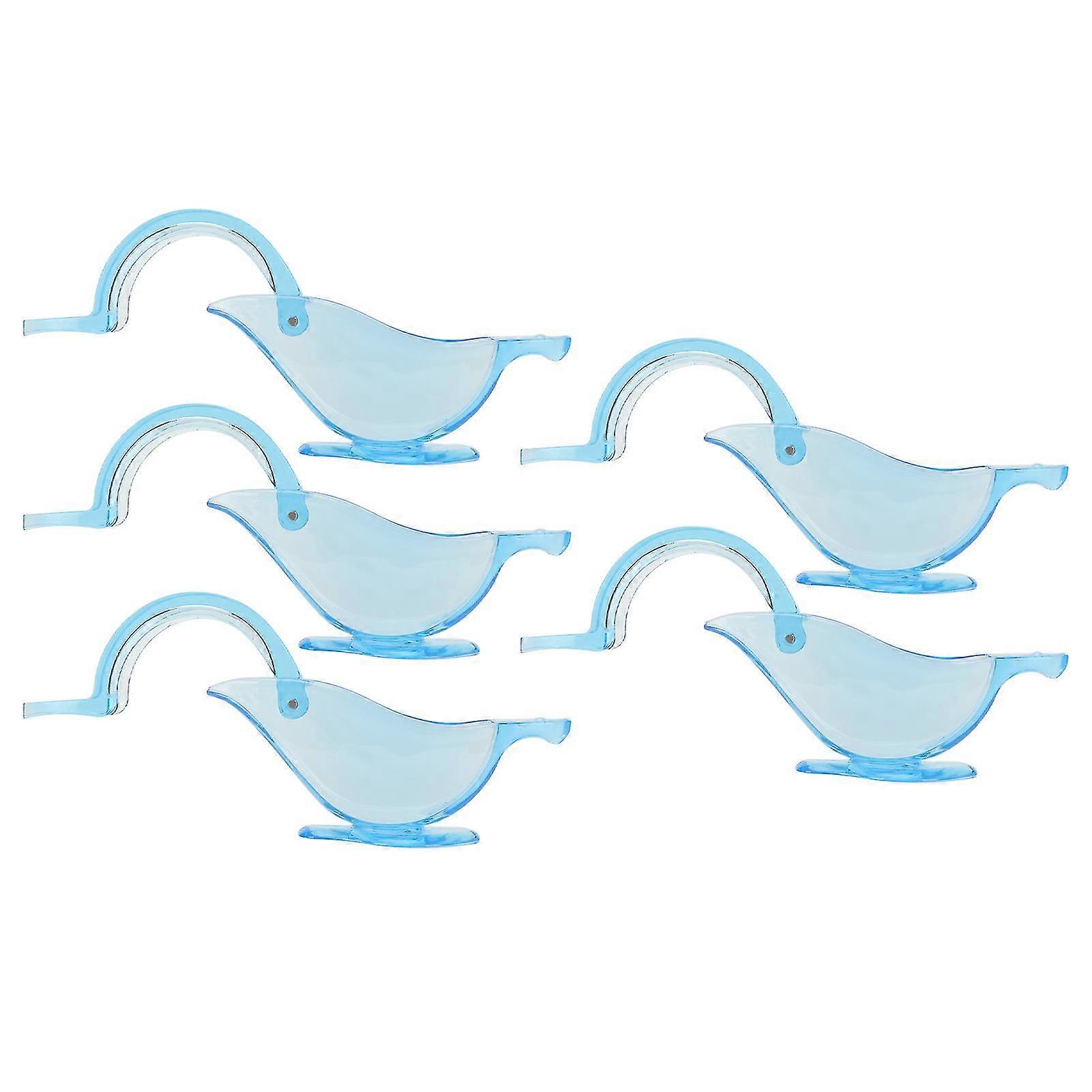 5Pcs Transparent Acrylic Manual Lemon Juicer for Orange Lime Blue