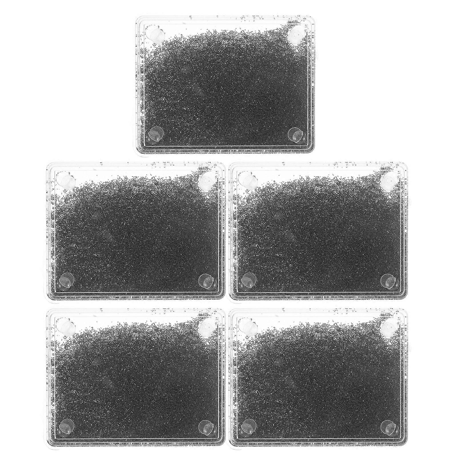 5 stk magnetfelteksperiment Jernpulver klasserom Magnetismestudier Fysikk Undervisningsverktøy Magnetisk sand Jernspon for eksperimenter Science Educa