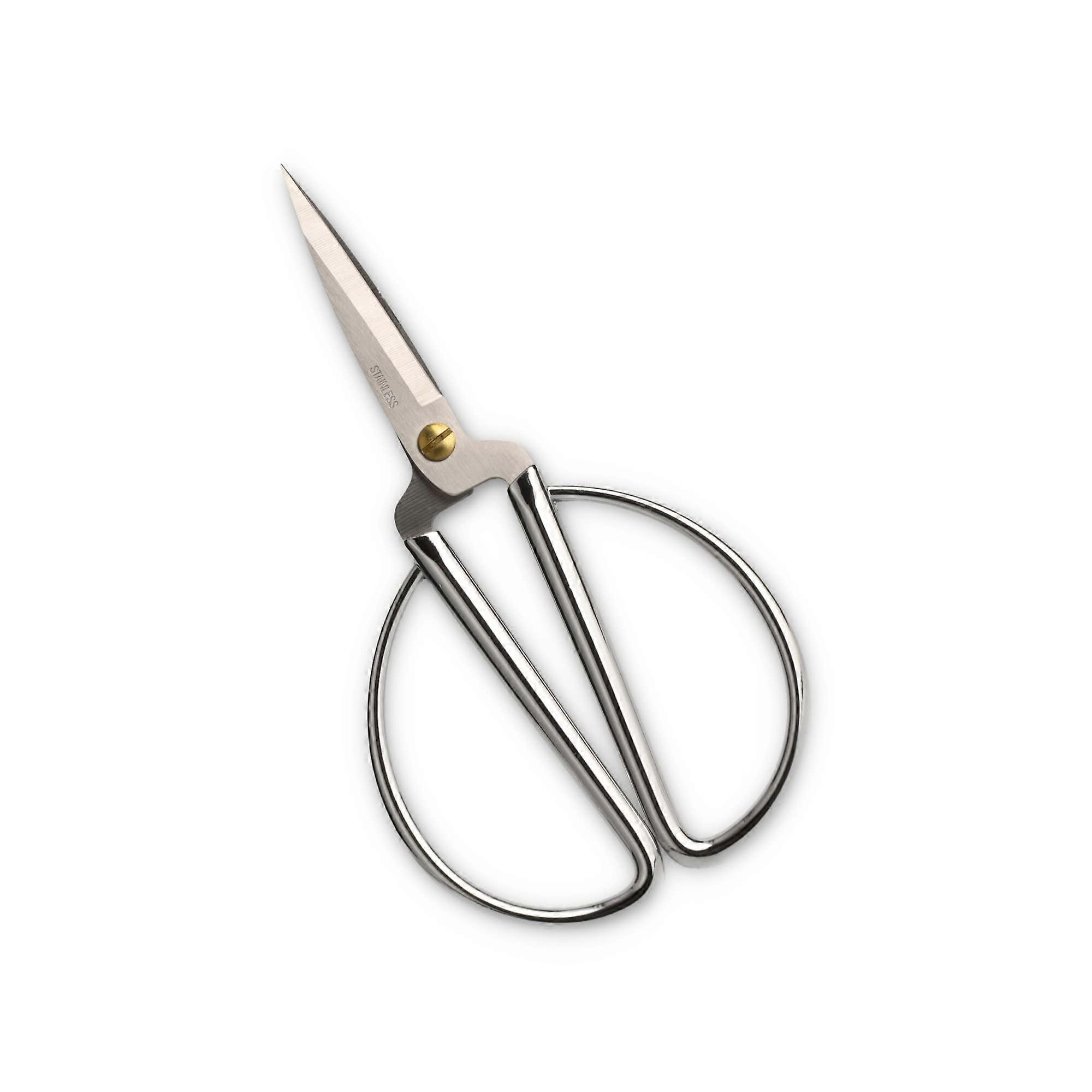 Vintage Craft Scissors for Macrame, 15 cm Silver Scissors for Cutting Yarn, Wool, Paper, Fabric, and Cardboard