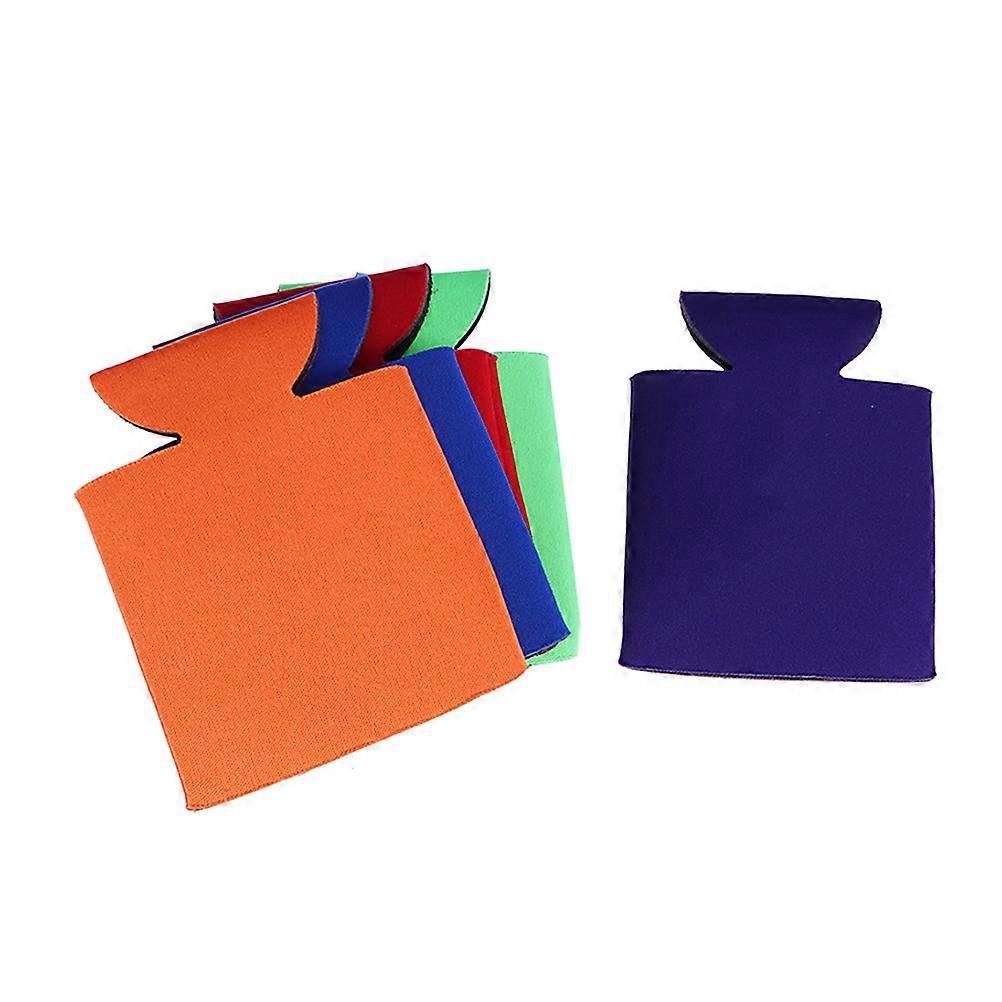 Cup Insulator Sleeve Hot Coffee Sleeves Reusable Heat Insulation Anti-Skid Cylindrical Practical Simple Design Mug 12Pcs