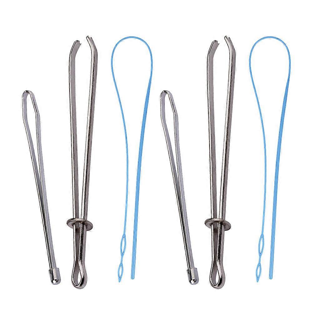 Elastisk bånd For Sying Metall Threader Sett Husholdnings Søm Assortert Farge Erstatning Trenger 2 Sett
