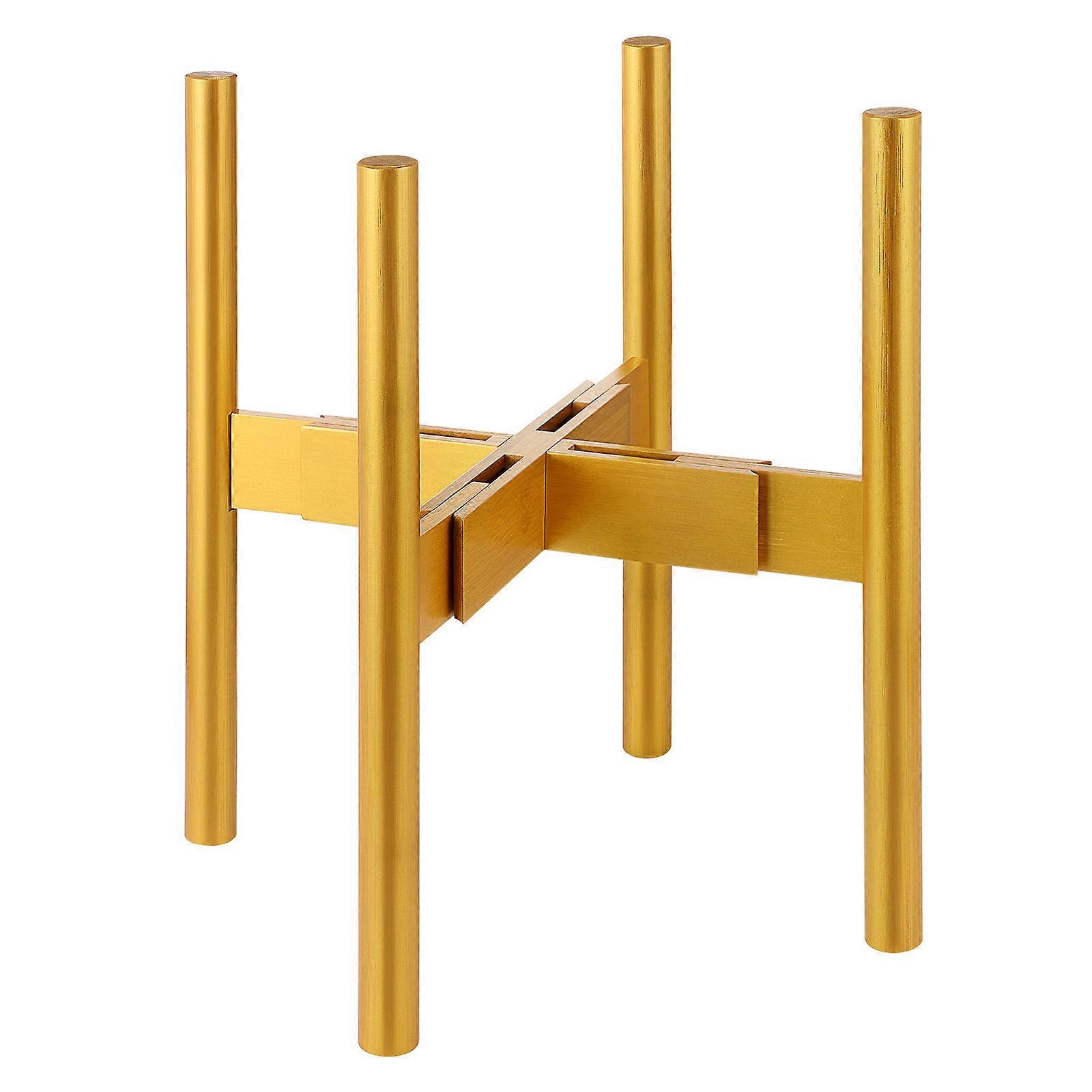 Extendable Modern Planter Rack Fits 7-12 Inches Avoid Scratching Floor 1Set