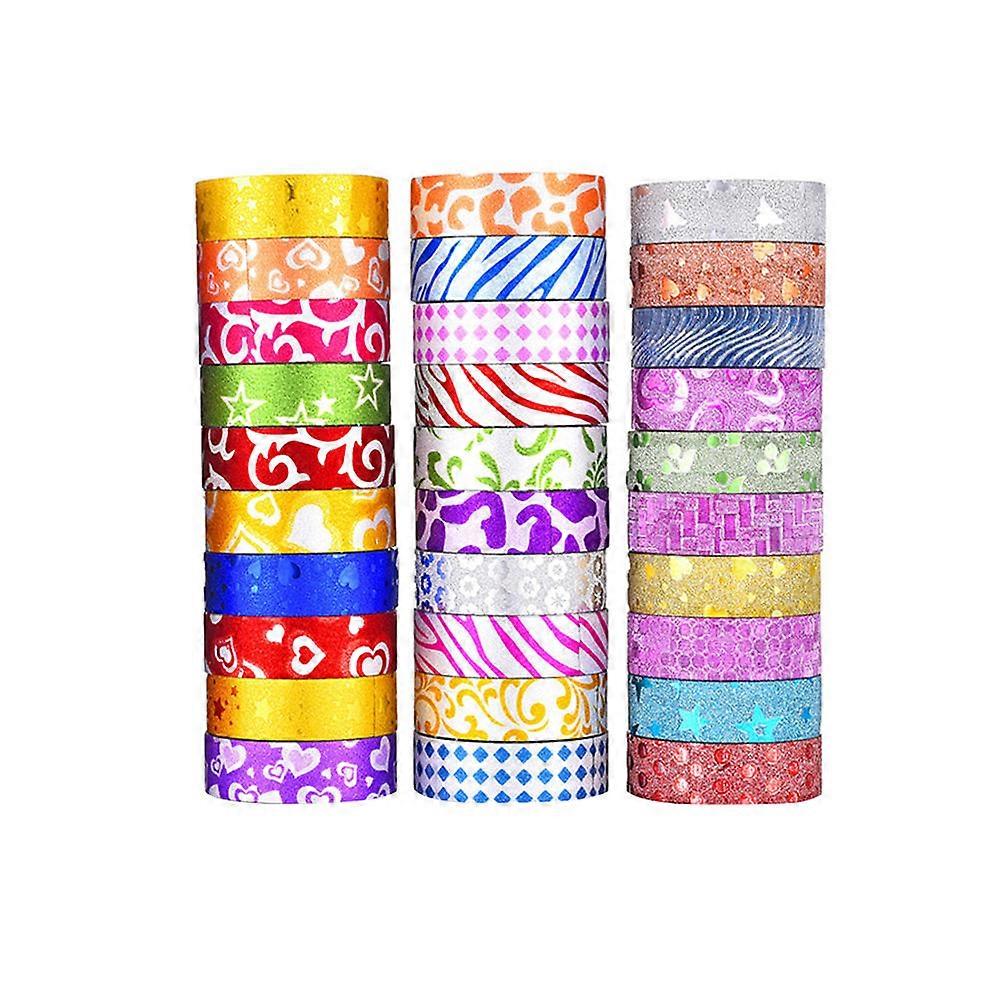 DIY Paper Tape Scrapbook Decorative Tape Planner Washi Artist Tape Delicate present Decoration Assorted Color 50Pcs