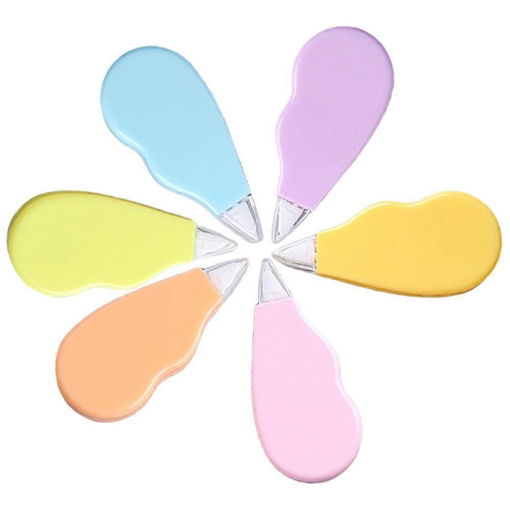 6pcs Student Correction Tape Set Quick Dry Writing Tape for School Supplies, Stationery Accessory for Accurate Error Correction