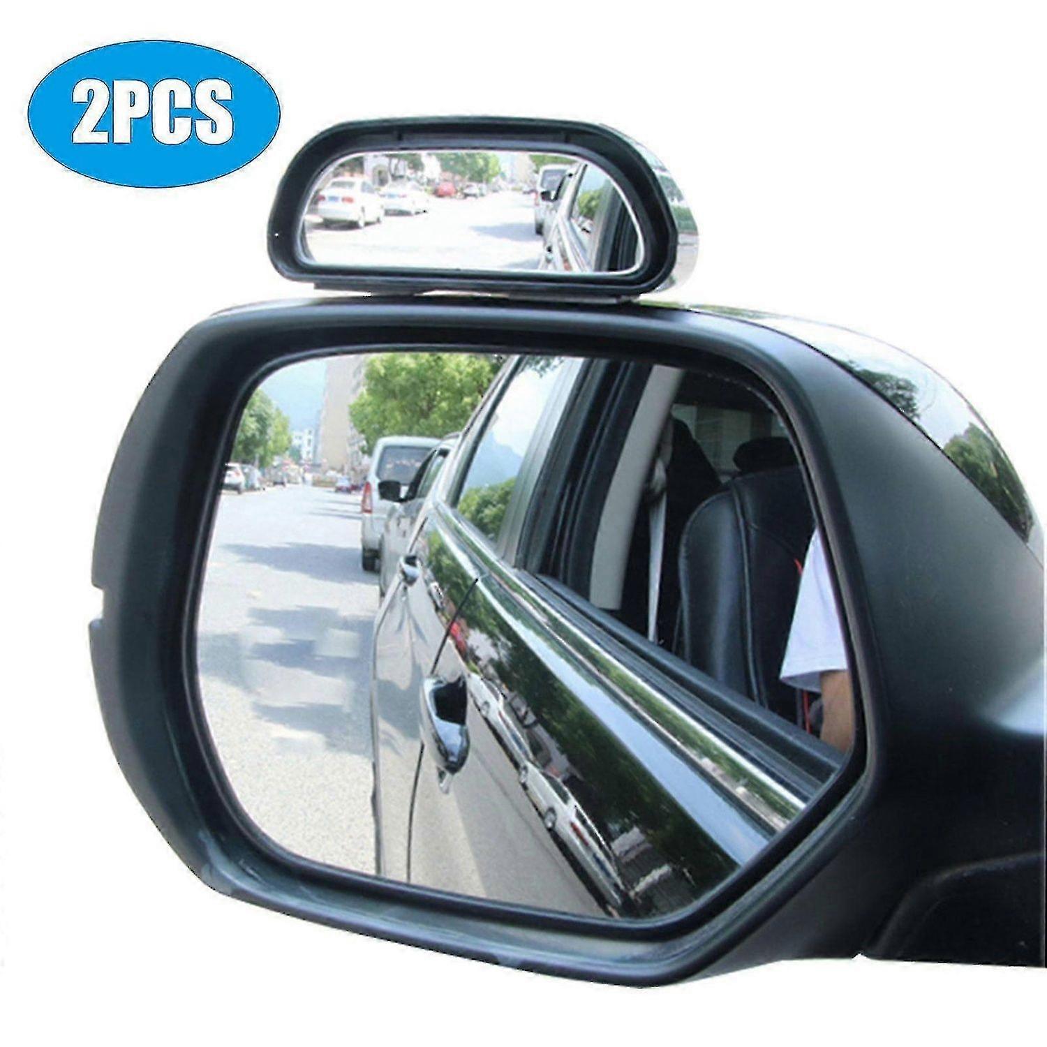 2pcs 360 Wide Angle Side Rear Mirrors, Blind Spot Snap Way Rearview Mirror Universal Fit For Left And Right -HK623