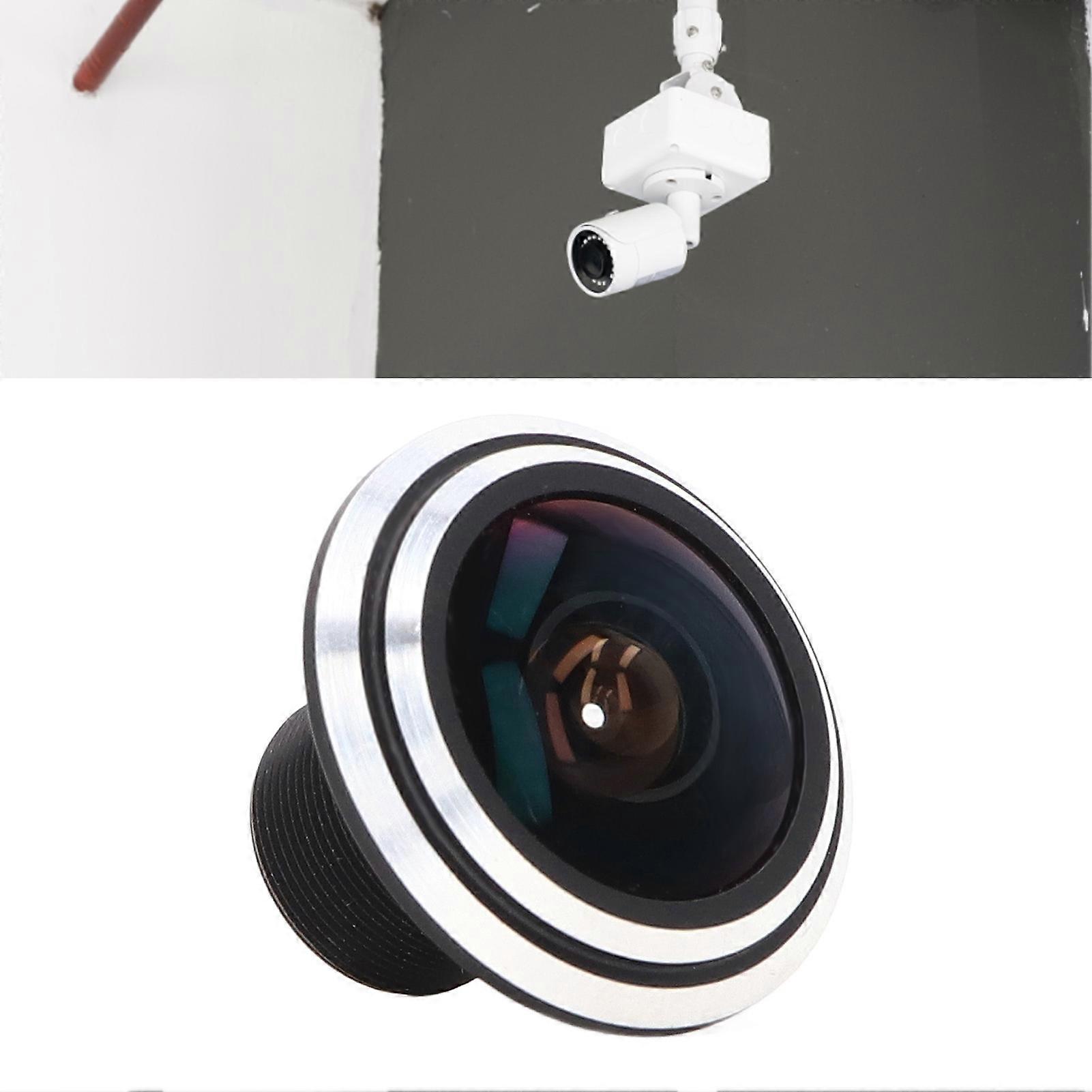 5MP Fisheye Lens High Resolution 1.8mm Focal Length Fixed Aperture Aluminum Alloy for CCTV Camera