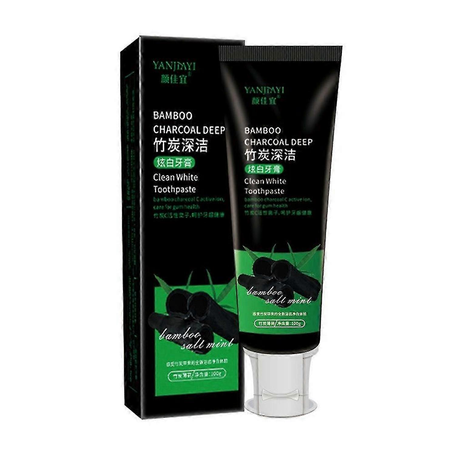 Bamboo Charcoal Deep Toothpaste Teeth Fluoride Free ,Clean White Toothpaste