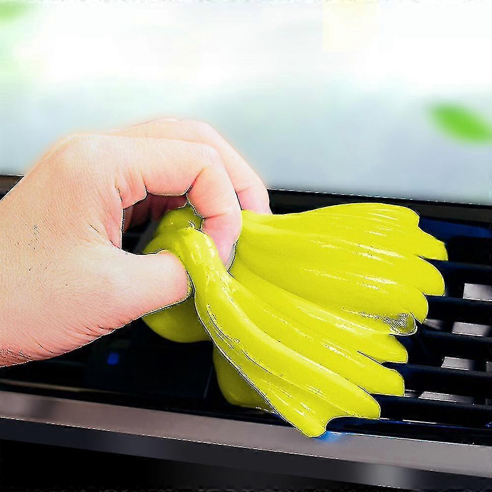 Universal Sticky Slime Dusting Mud for Keyboard Cleaning (yellow)