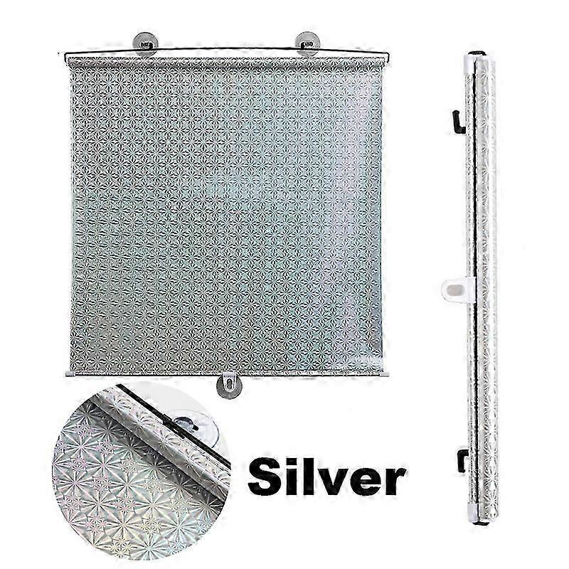 Car Automatic Roller Blind Sunshade, Insulating Curtain, Front Gear Retractable Sunshade