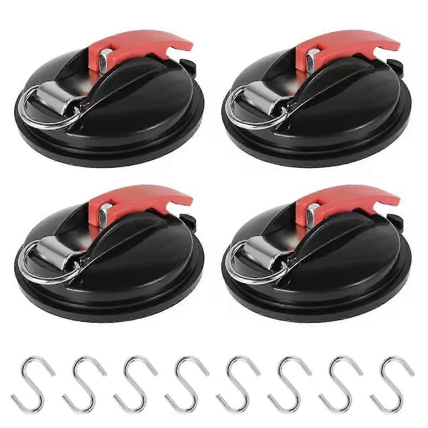 Vacuum Suction Cup Anchor with Fixed Hook Suction Cup Hook for Heavy-Duty Car Watch Strap Suitable f